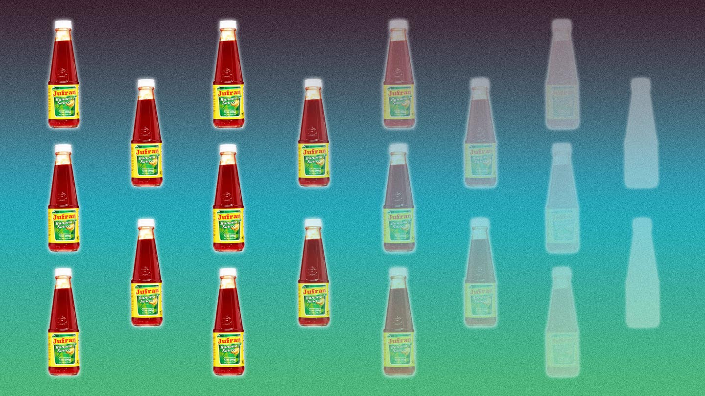 Disappearing banana ketchup
